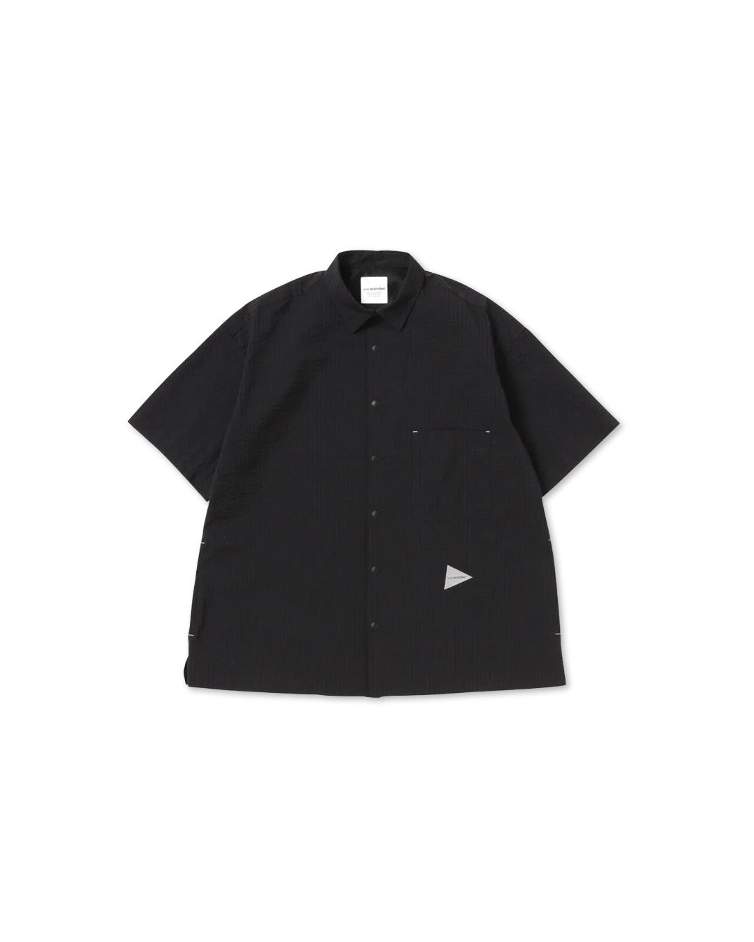 Navy 'Dry Soft Seersucker' Shirt