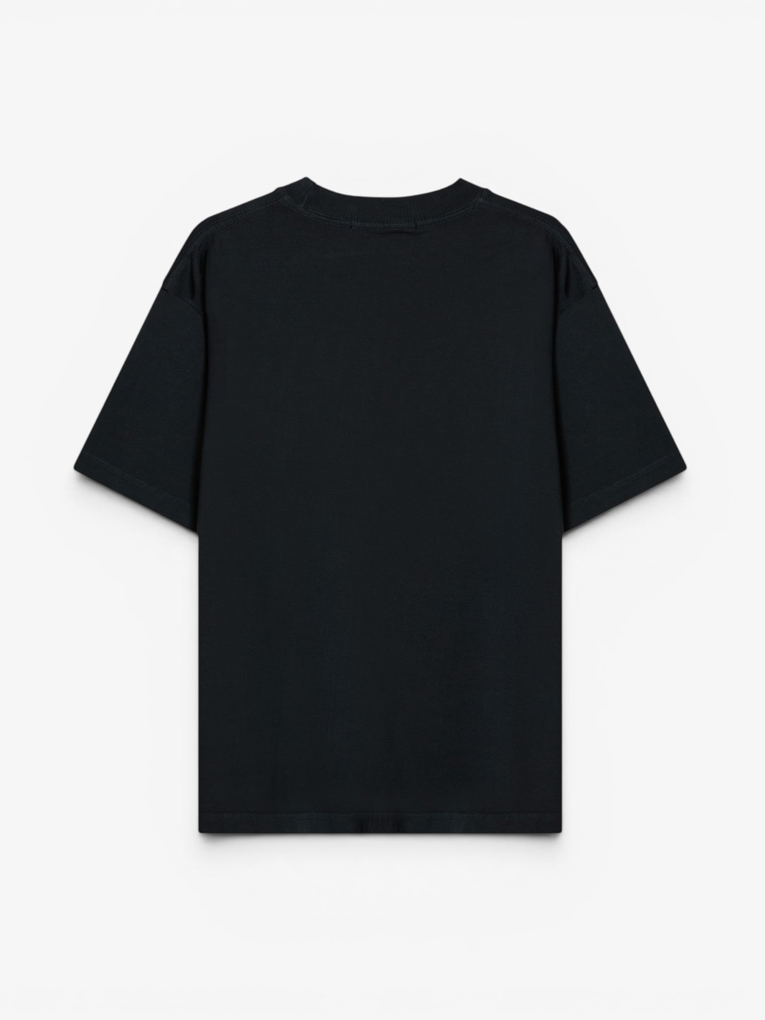Black Embroidery Pocket Tee