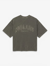Black Faded 'College' Boxy Tee X DISNEY