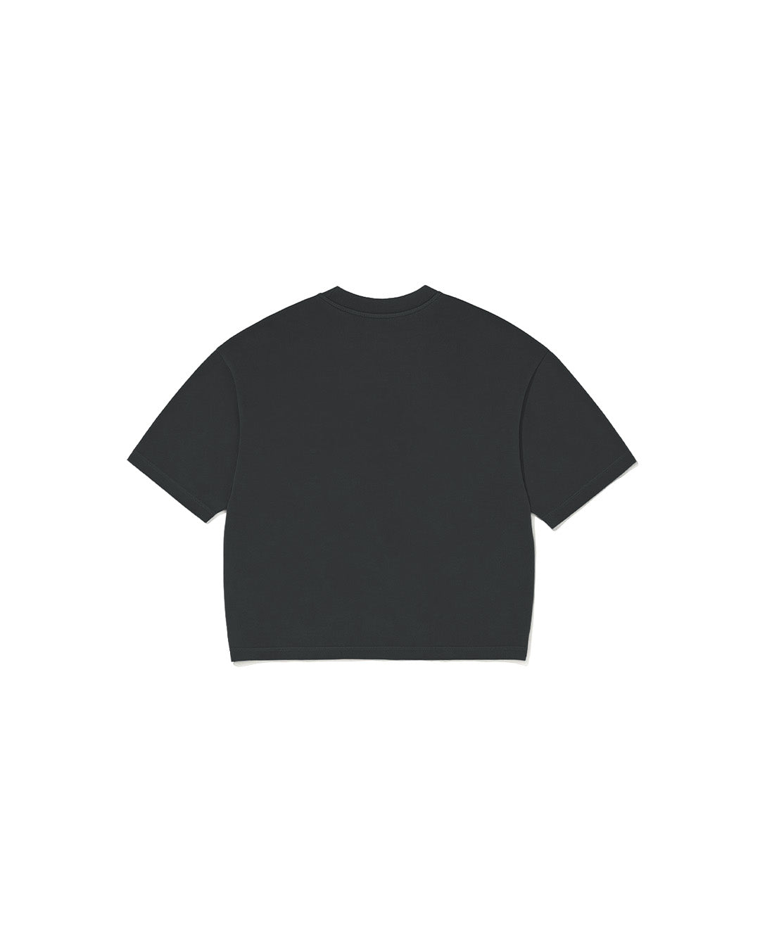 Black Faded 'Flowers Whatcher's Guide' Boxy Tee