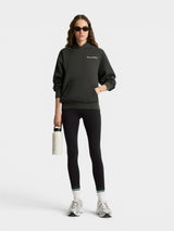 Black Faded 'Health is Wealth' Hoodie