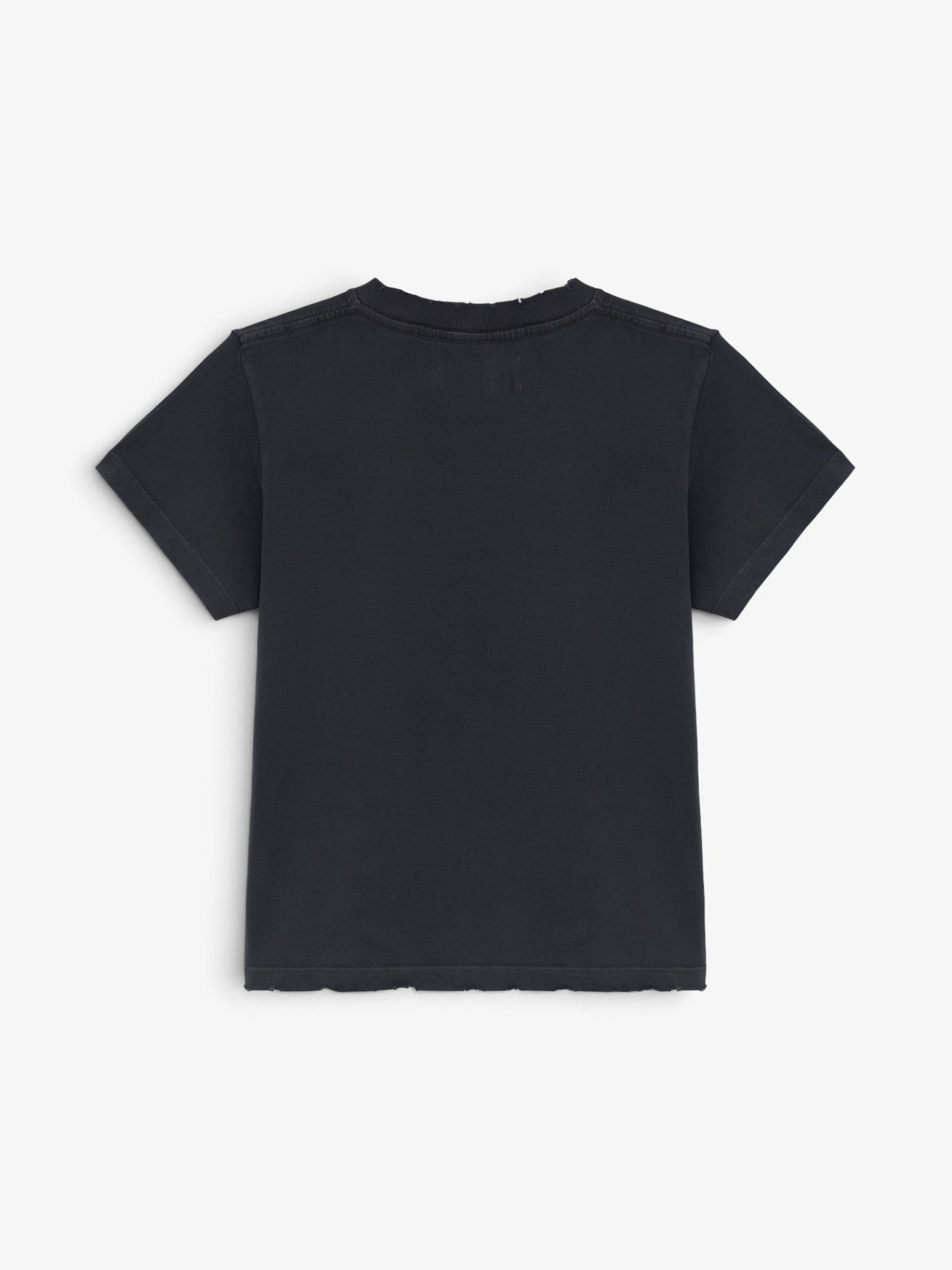 Black Faded 'In Asia' Baby Tee