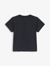 Black Faded 'In Asia' Baby Tee