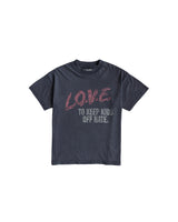 Black Faded 'L.O.V.E' Tee