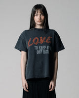 Black Faded 'L.O.V.E' Tee