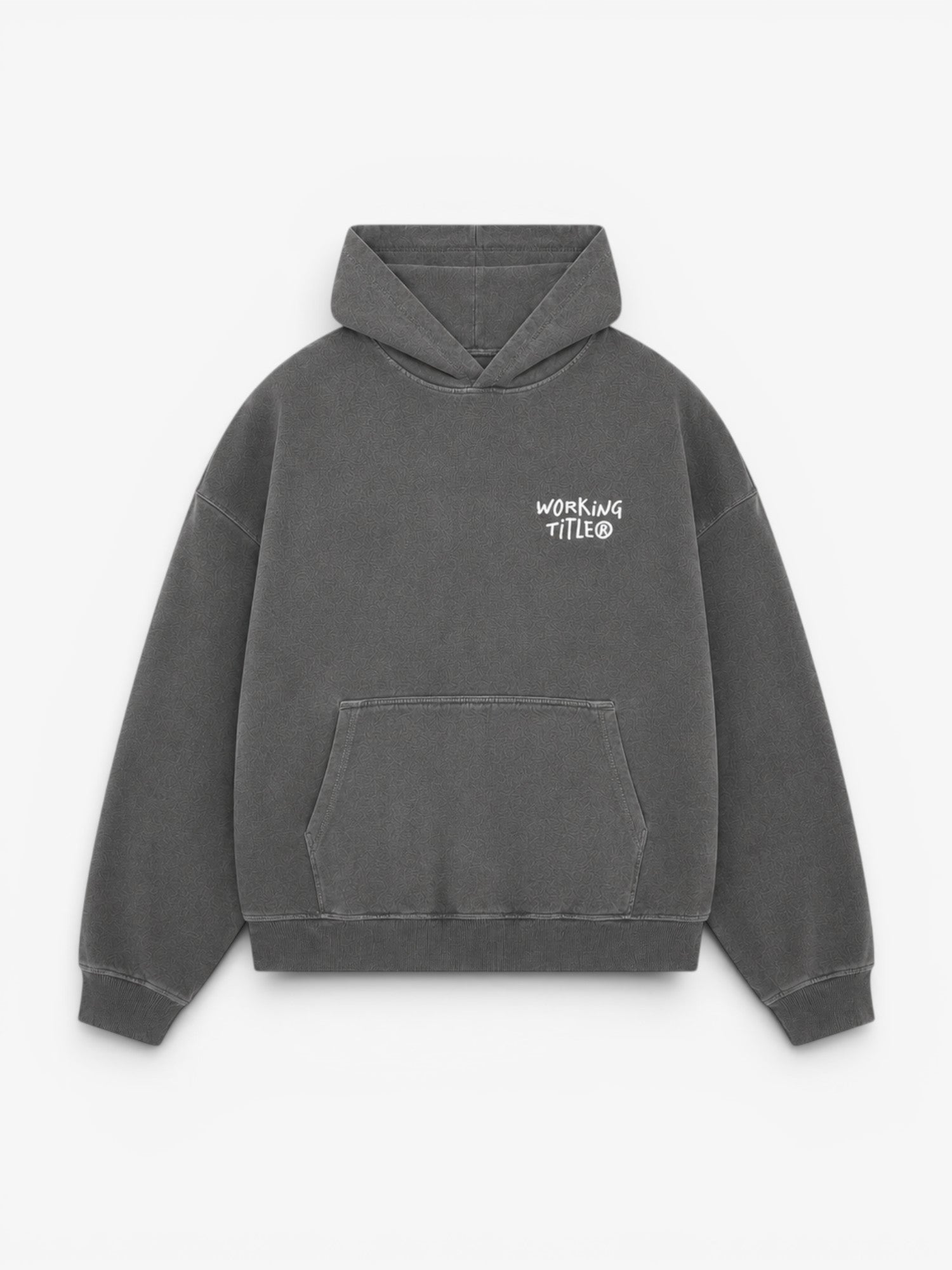 Black Faded 'Salted' Hoodie