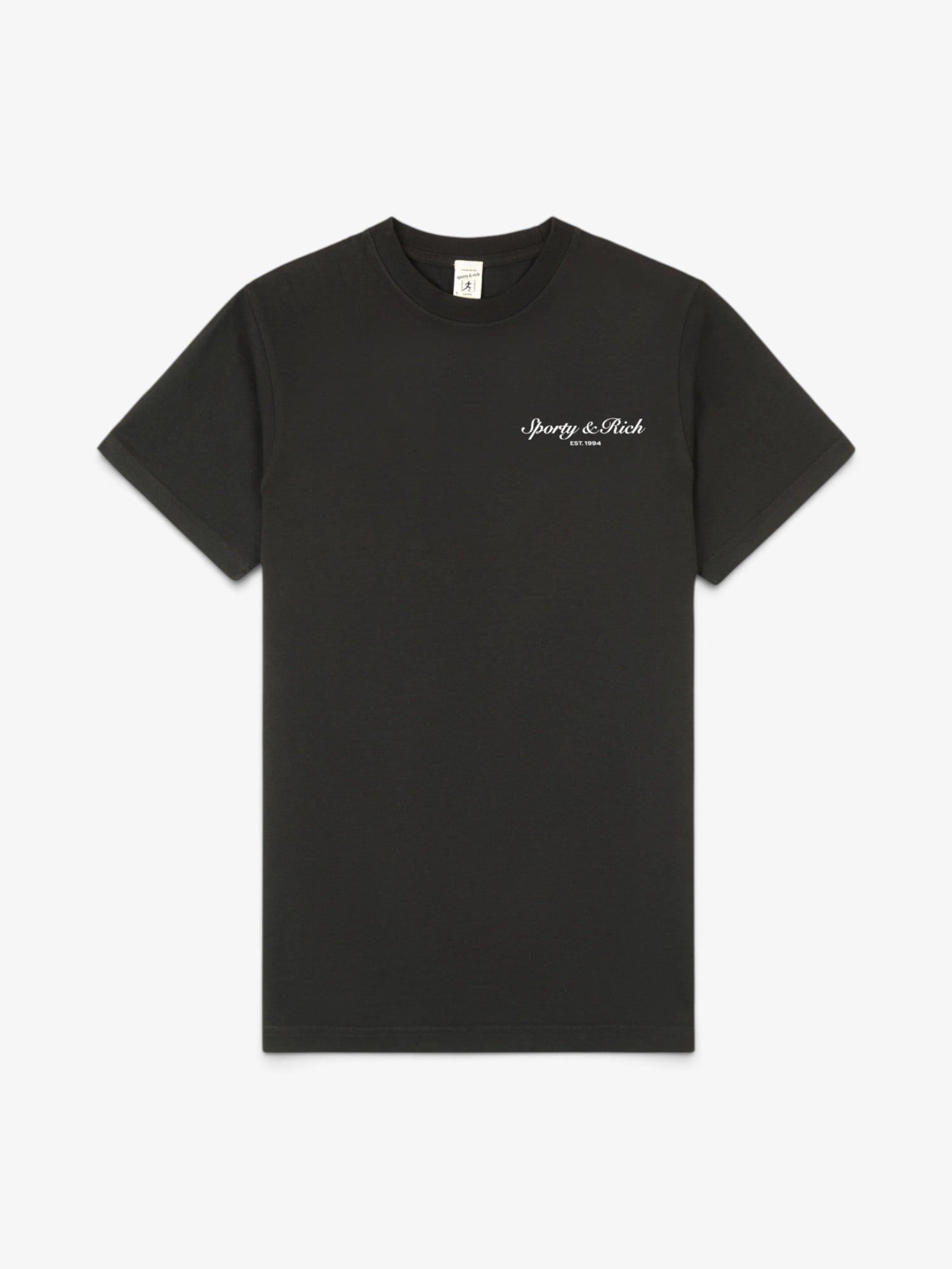 Black Faded 'Stallion' Tee