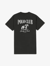 Black Faded 'Stallion' Tee