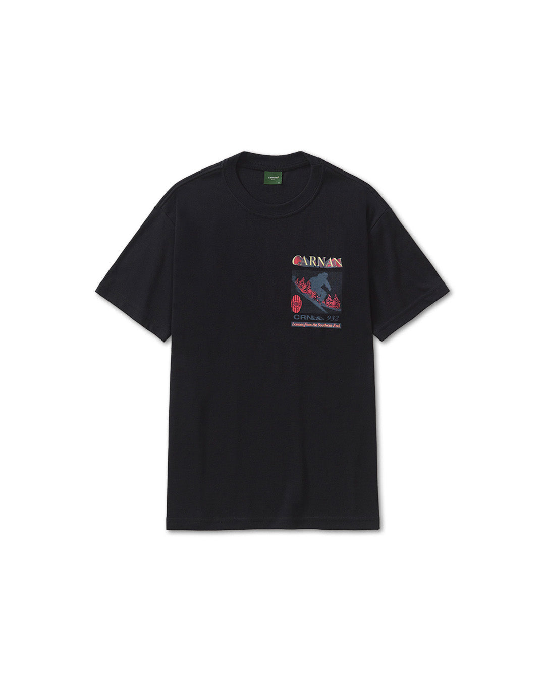 Black 'Lettering' Heavy Tee