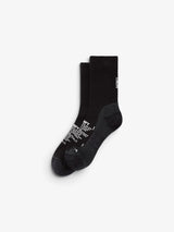 Black Merino Nylon Tube Socks