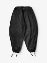Black Nylon Parachute Baggy Pants