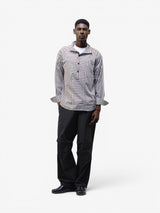 Black Nylon Parachute Baggy Pants