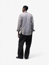 Black Nylon Parachute Baggy Pants