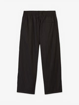 Black 'Pinstripe' Track Pants X WILLY CHAVARRIA