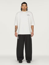 Black 'Pinstripe' Track Pants X WILLY CHAVARRIA
