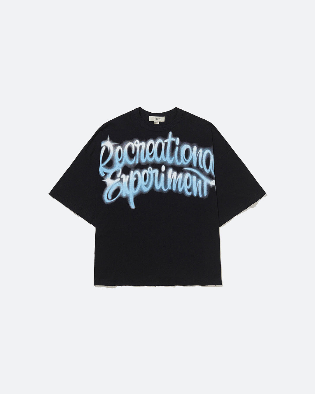 Black Recreational Air Brush Supersized Tee