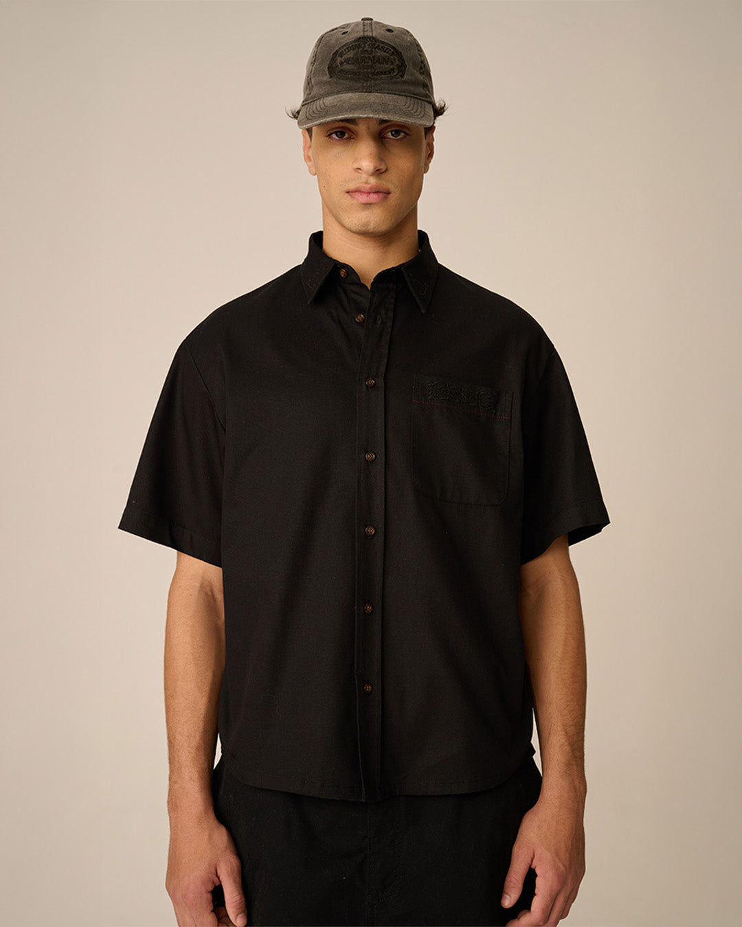 Black Short Sleeve Shirt