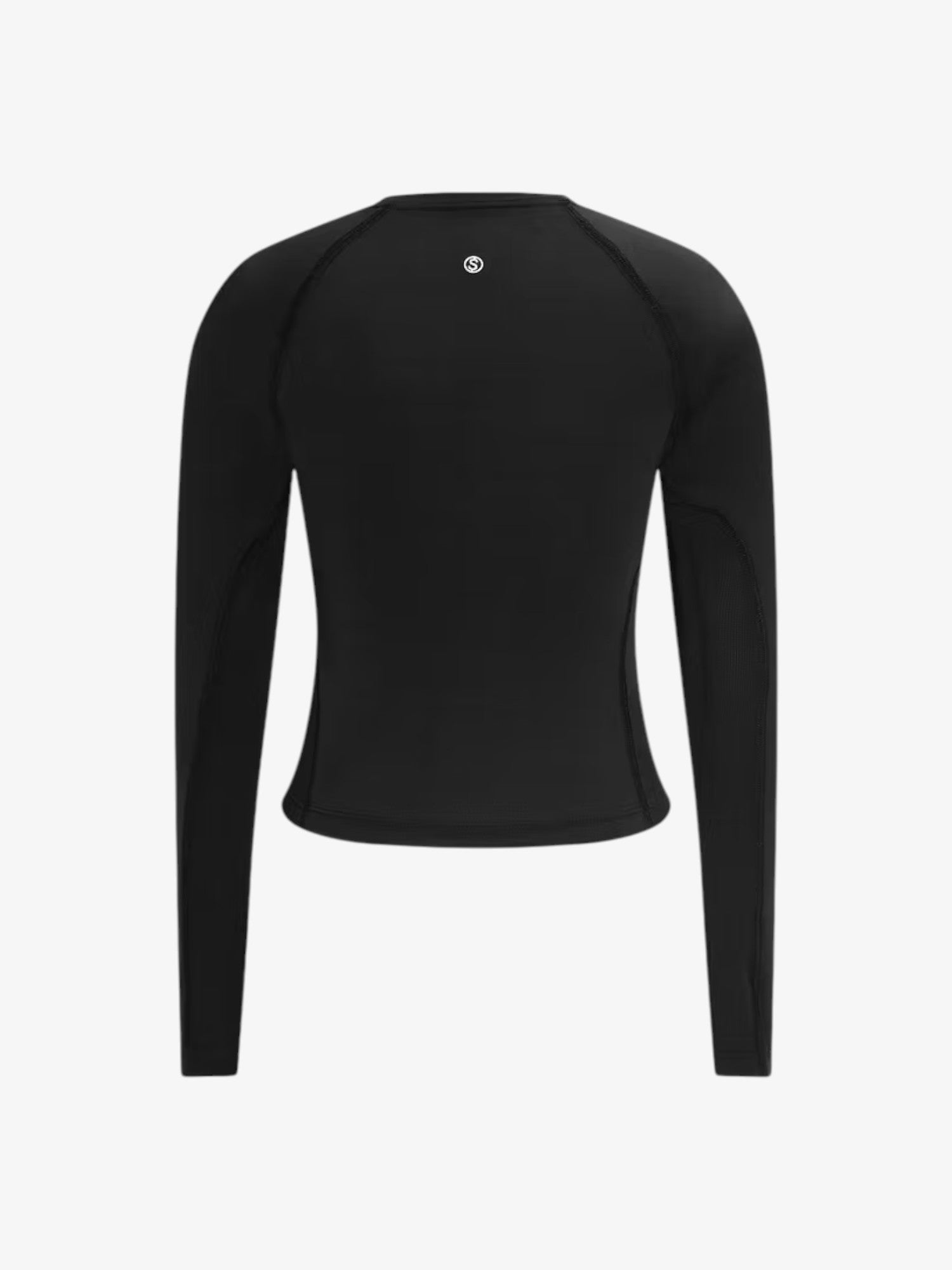 Black Soft Stretch UV Longsleeve Baby Tee