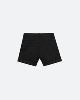 Black Tailored Supima Shorts