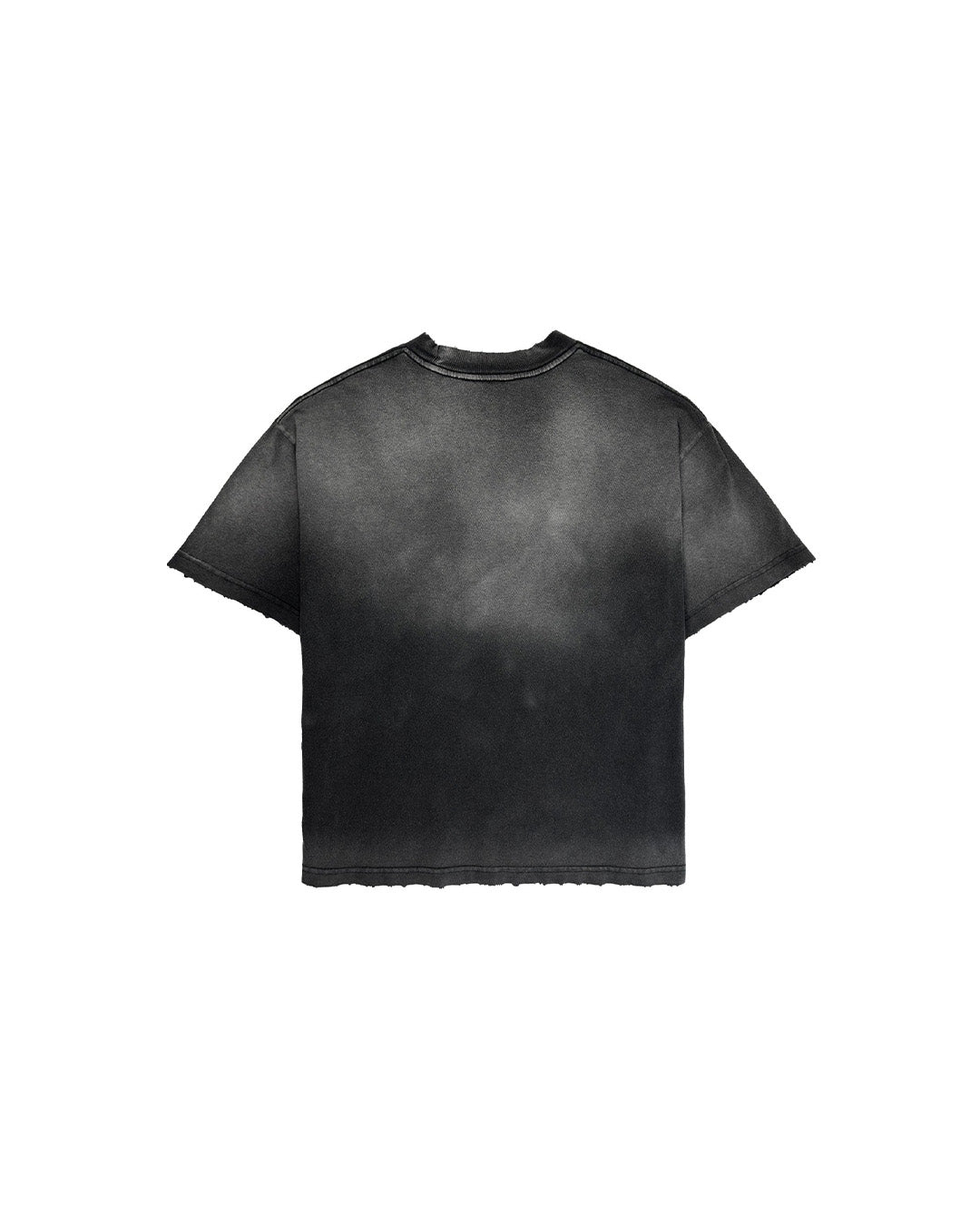 Black Trashed 'Blank' Tee