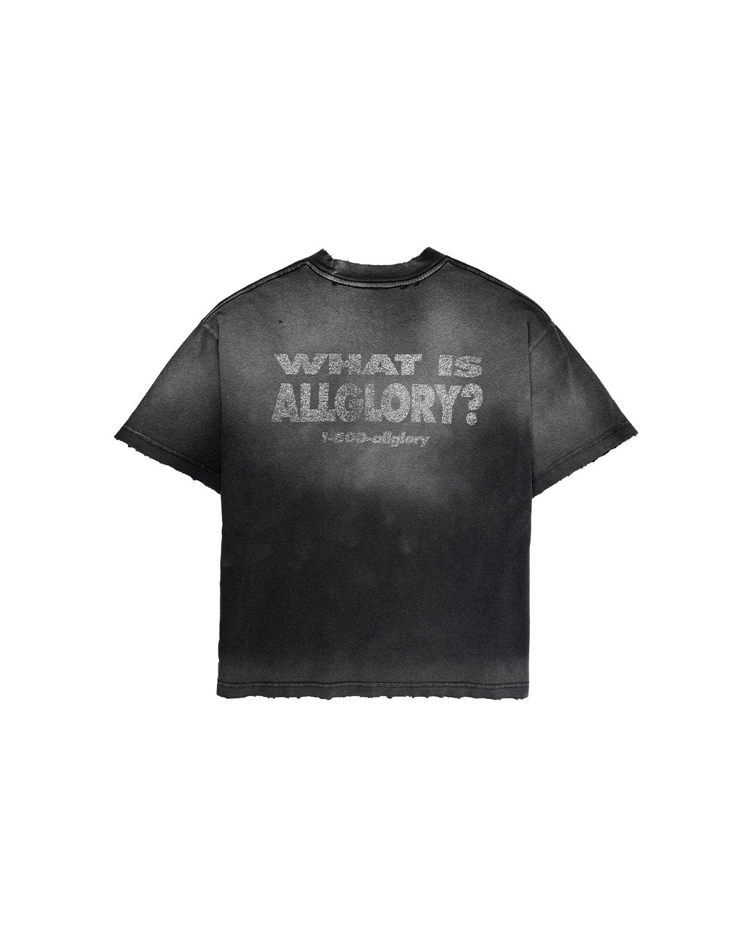 Black Trashed 'NOT POP' Tee