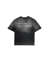 Black Trashed 'NOT POP' Tee