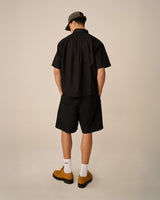 Black Twill Shorts