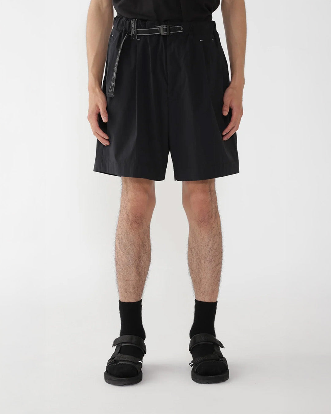 Black 'UV Cut Stretch' Shorts