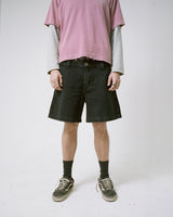 Black 'Walk' Denim Shorts