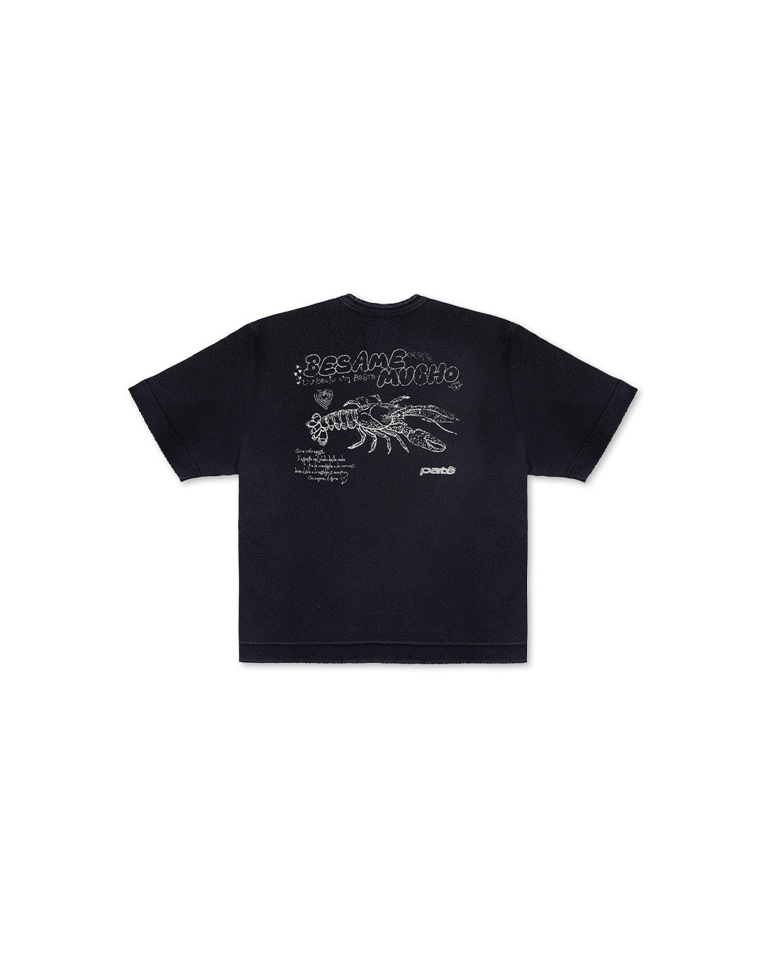 Black Washed 'Besame Mucho' Tee