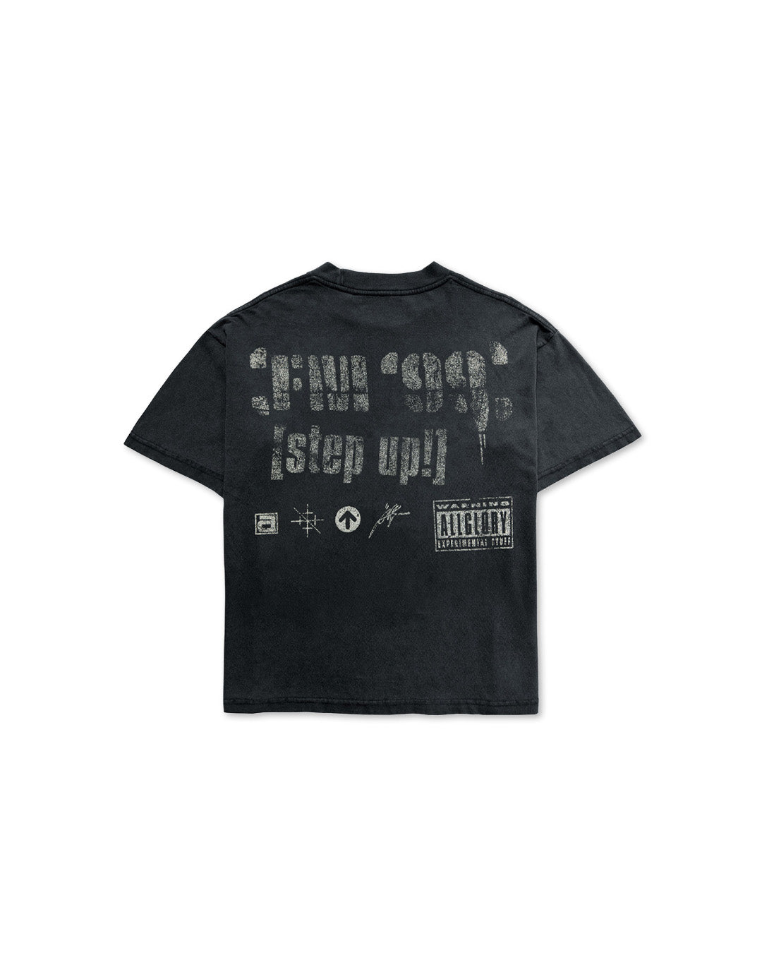 Black Washed 'FM 99' Tee