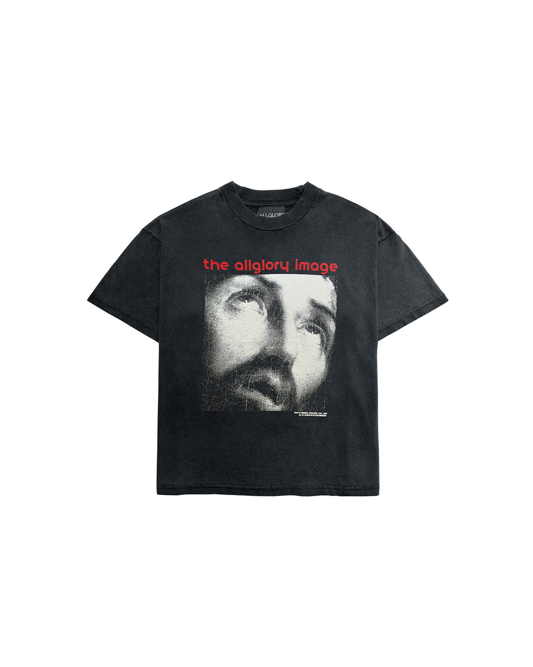 Black Washed 'Image' Tee
