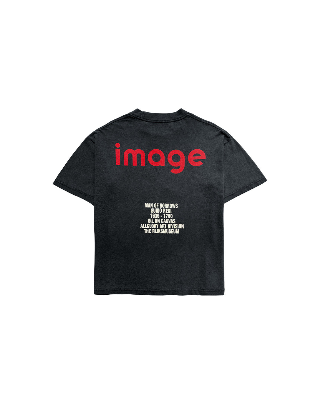 Black Washed 'Image' Tee