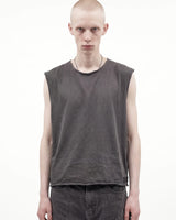 Black Washed 'No Edge' Muscle Tee