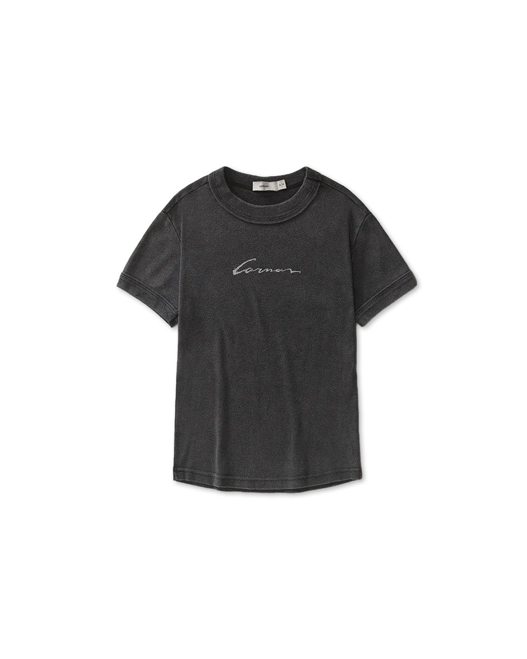 Black Washed 'Signature' Baby Tee