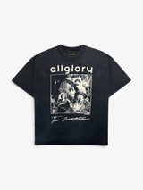 Black Washed 'The Annunciation' Tee