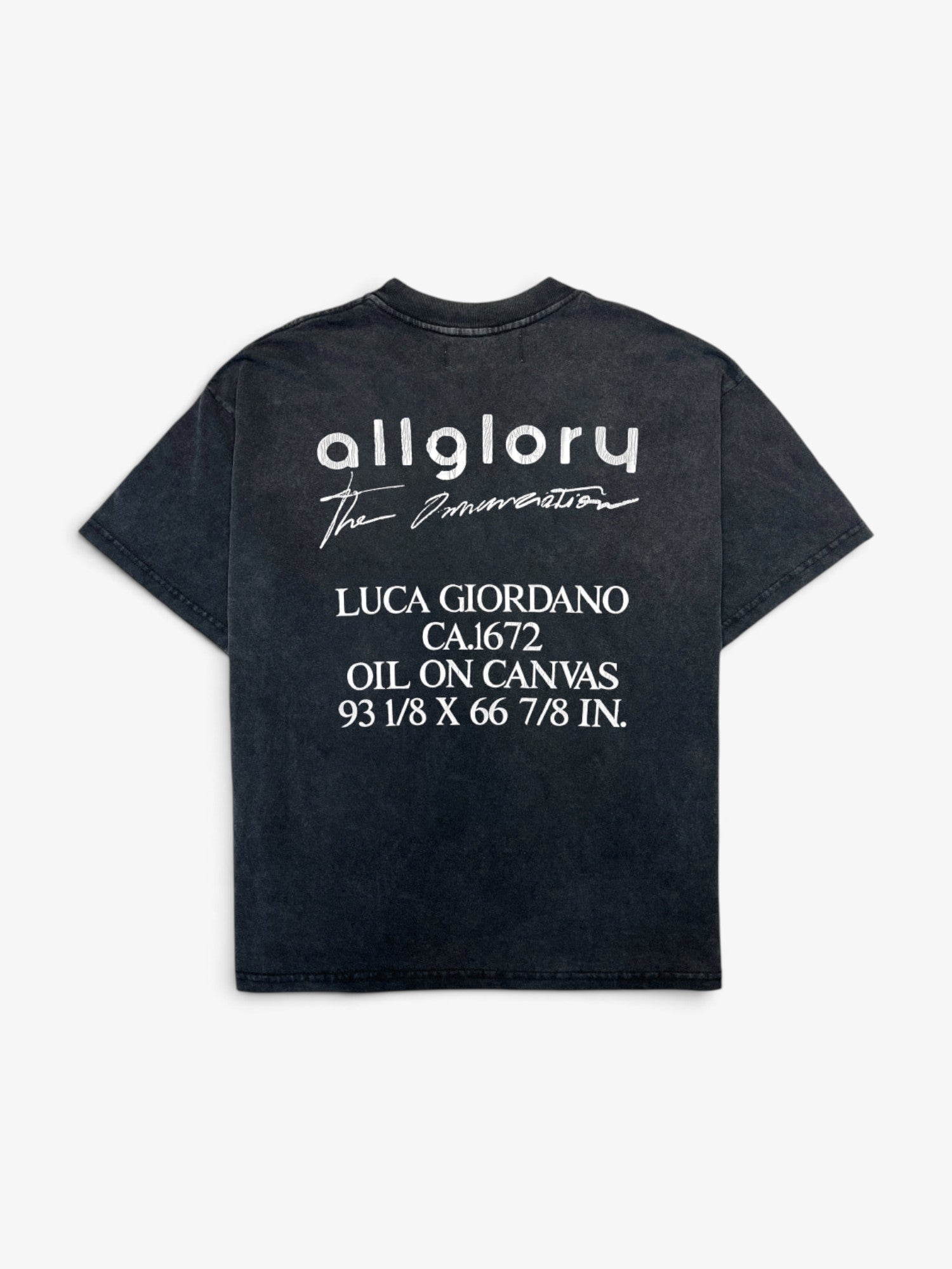 Black Washed 'The Annunciation' Tee