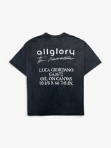 Black Washed 'The Annunciation' Tee