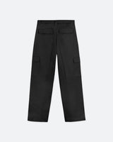 Black Wide Cargo Pants