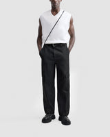 Black Wide Cargo Pants