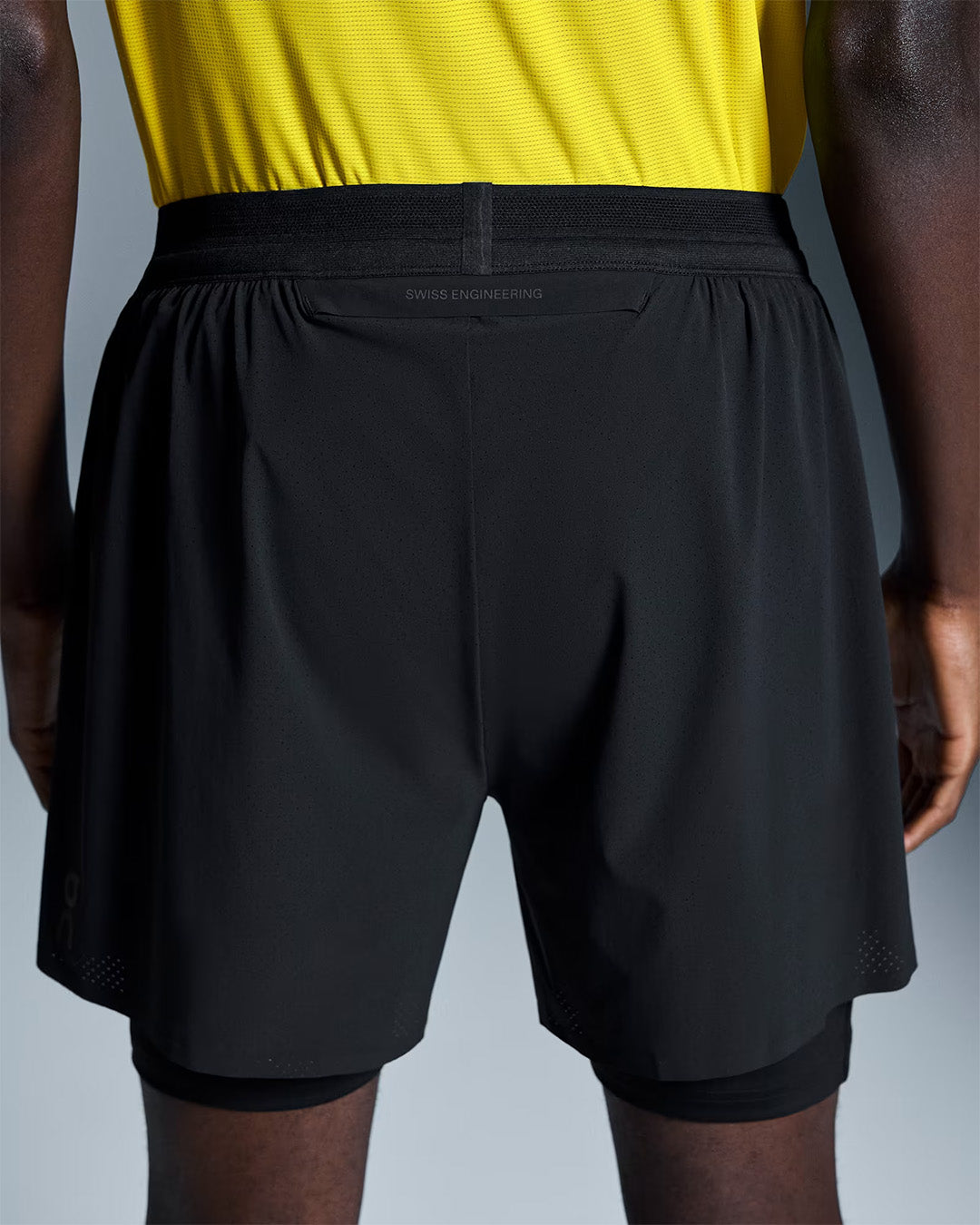 Black '5" Performance 2/1' Shorts