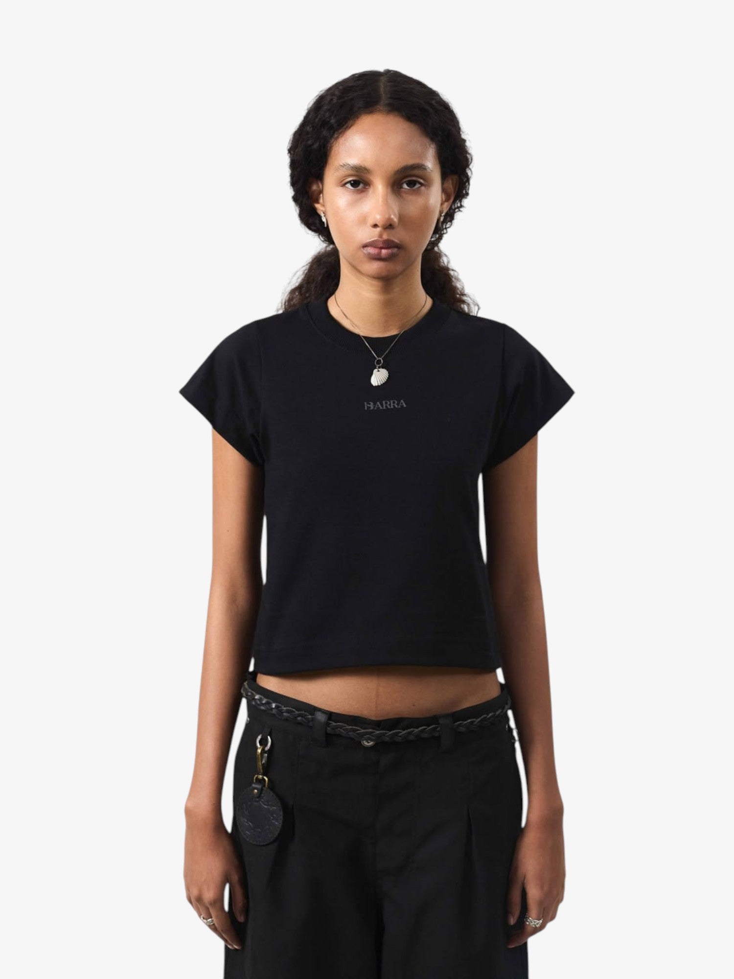 Black 'BARRA Logo' Baby Tee