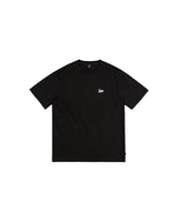 Black Basic Script Logo Tee