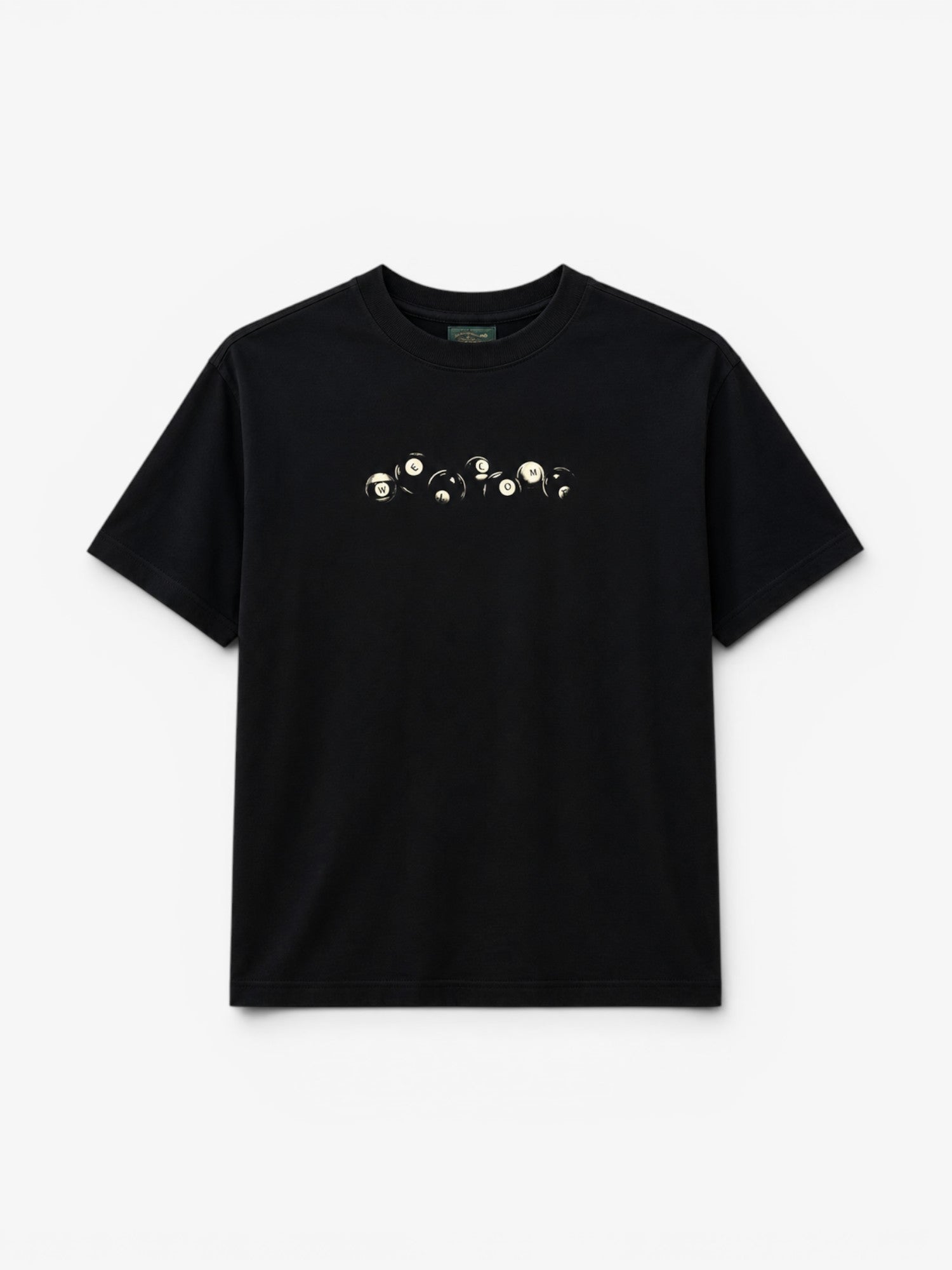 Black 'Billiard' Regular Tee