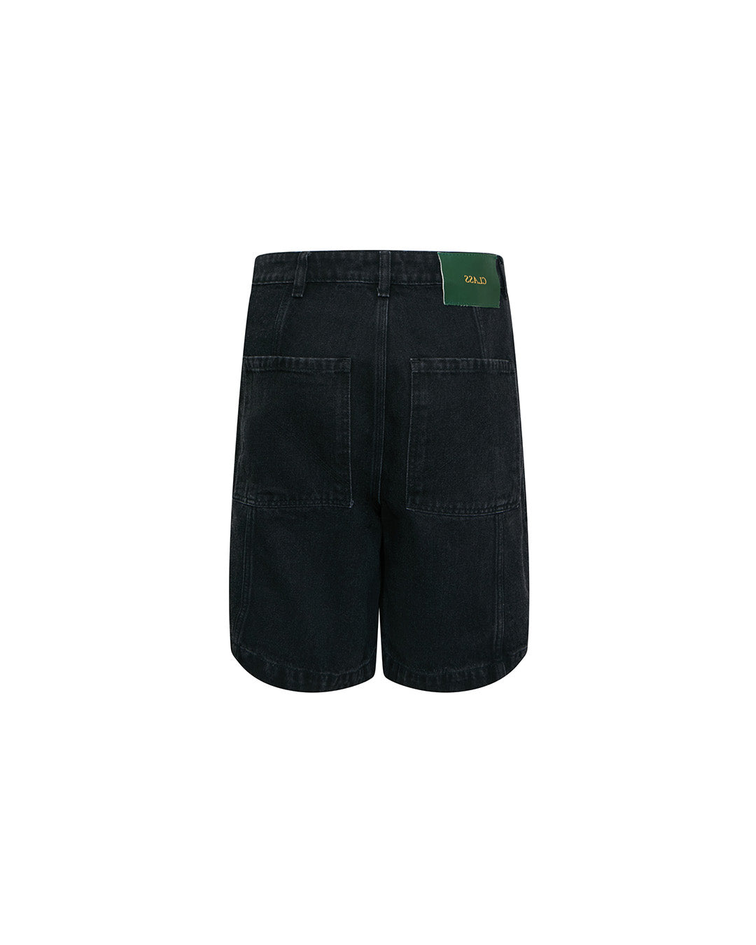 Black 'CLS' Denim Shorts
