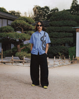 Black 'Canvas' Baggy Pants