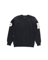 Black 'College' Crewneck