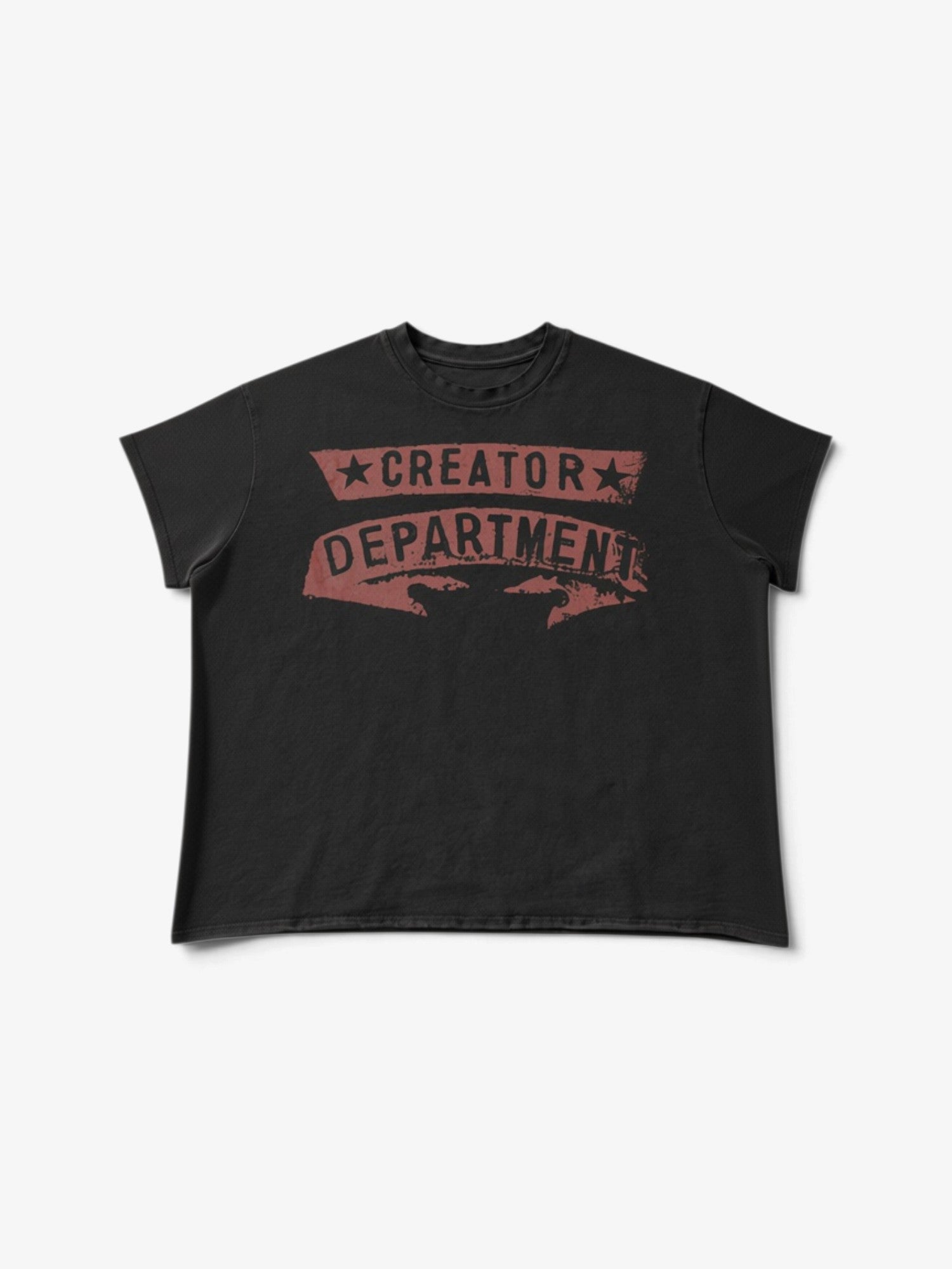 Black 'Creator Departament' Muscle Tee