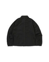 Black 'Crinkled Nylon' Shirt Jacket