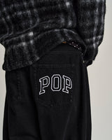 Black 'DRS Arch' Denim Pants